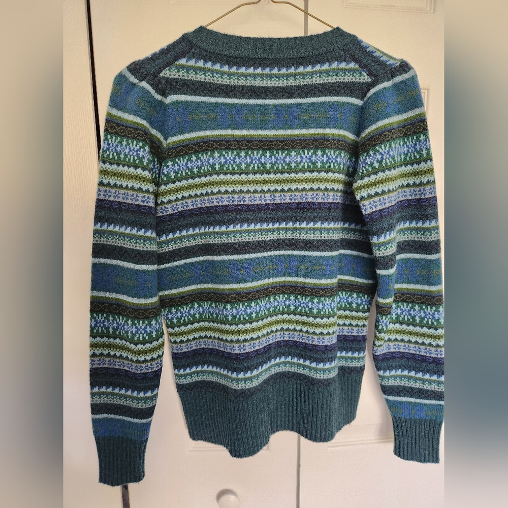 Ann Mashburn Giselle Fairisle Swearer XS - Picture 6 of 11